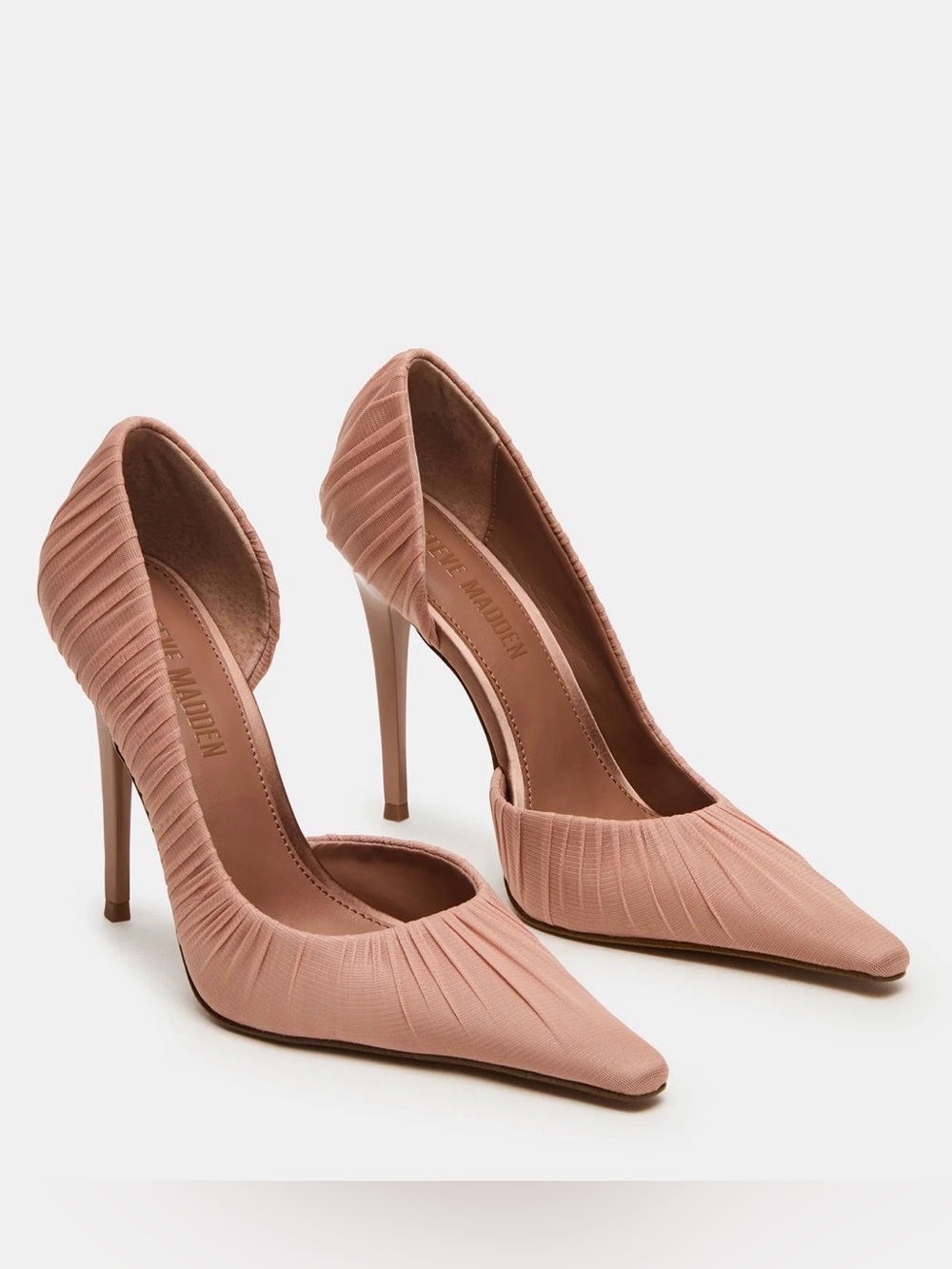 Steve Madden Dusty Pink Pointed-Toe Stiletto Pumps